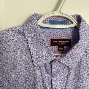 JOHNSTON & MURPHY patterned dress shirt